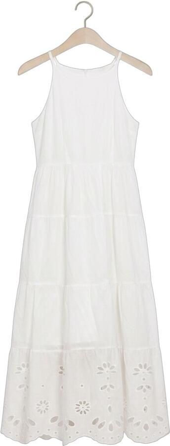 Y.A.S. YAS Dames Jurken Yasline Strap Long Dress Wit - Foto 4