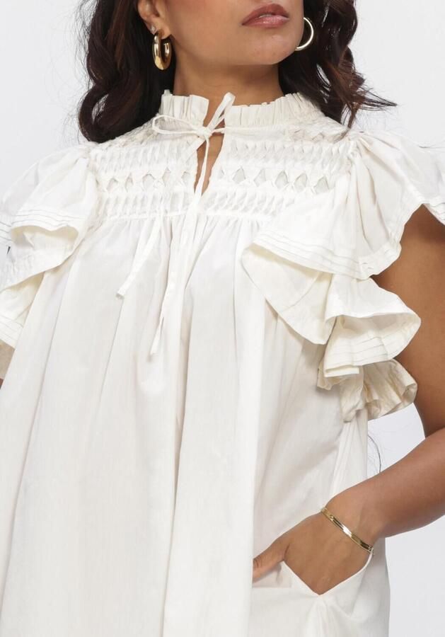 Y.A.S. YAS Dames Jurken Yaslura Ss Dress S. Noos Gebroken Wit - Foto 3