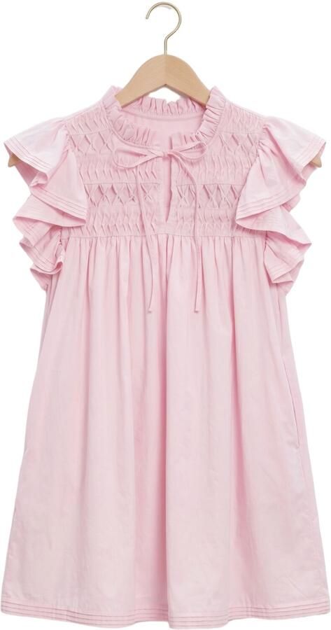 Y.A.S. YAS Dames Jurken Yaslura Ss Dress S. Noos Lichtroze - Foto 4