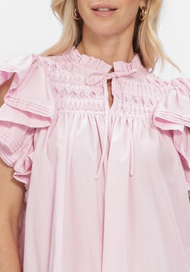 Y.A.S. YAS Dames Jurken Yaslura Ss Dress S. Noos Lichtroze - Foto 3