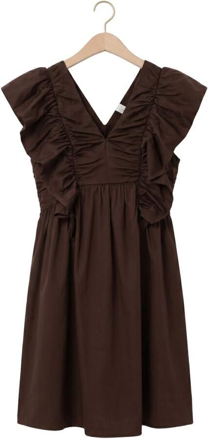 Y.A.S. YAS Dames Jurken Yasmagly Sl Dress Bruin - Foto 4