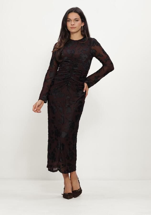 Y.A.S. YAS Dames Jurken Yasmarena Ls Long Dress S Bruin