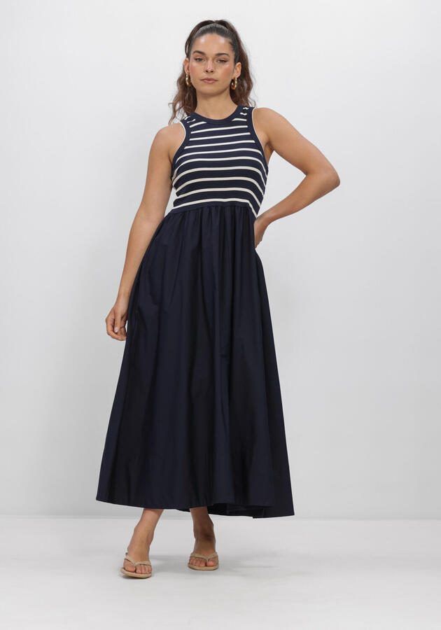 Y.A.S. YAS Dames Jurken Yasmiri Sl Long Dress Noos Donkerblauw