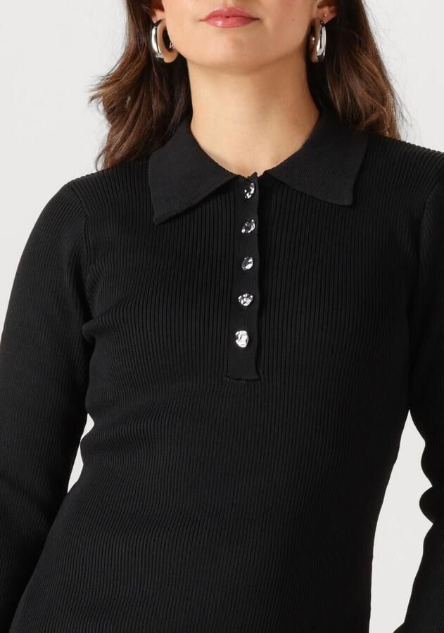 Y.A.S. YAS Dames Jurken Yasnama Ls Knit Dress Zwart - Foto 2