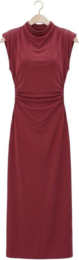 Y.A.S. YAS Dames Jurken Yasningbo Sl Long Dress Bordeaux - Foto 4