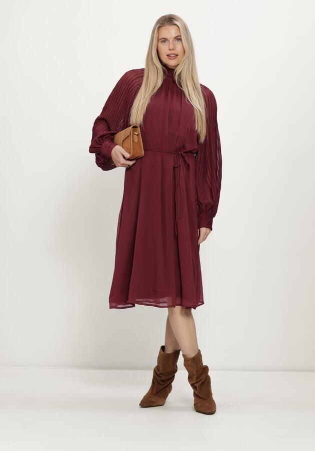 Y.A.S. YAS Dames Jurken Yasolera Ls Midi Dress S. Bordeaux