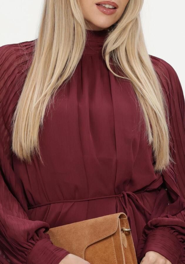 Y.A.S. YAS Dames Jurken Yasolera Ls Midi Dress S. Bordeaux - Foto 3