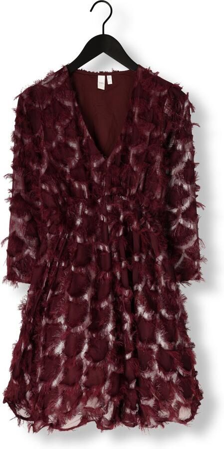 Y.A.S. YAS Dames Jurken Yaspazilla 7 8 Dress Bordeaux - Foto 4
