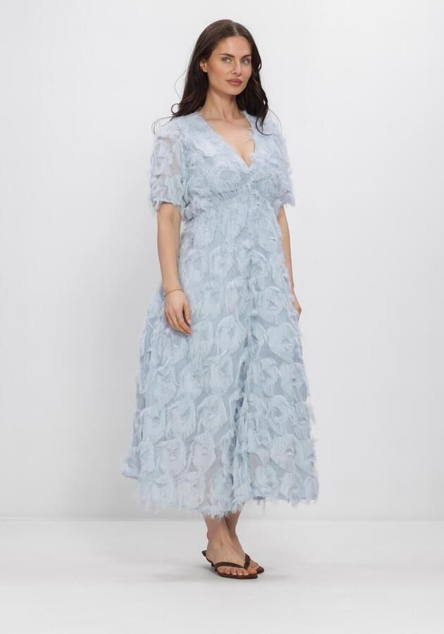 Y.A.S. YAS Dames Jurken Yaspazylla 2 4 Midi Dress S. Lichtblauw