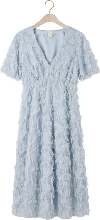 Y.A.S. YAS Dames Jurken Yaspazylla 2 4 Midi Dress S. Lichtblauw - Foto 4
