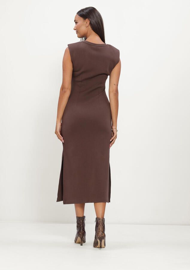 Y.A.S. YAS Dames Jurken Yaspina Sl Long Dress Bruin - Foto 2