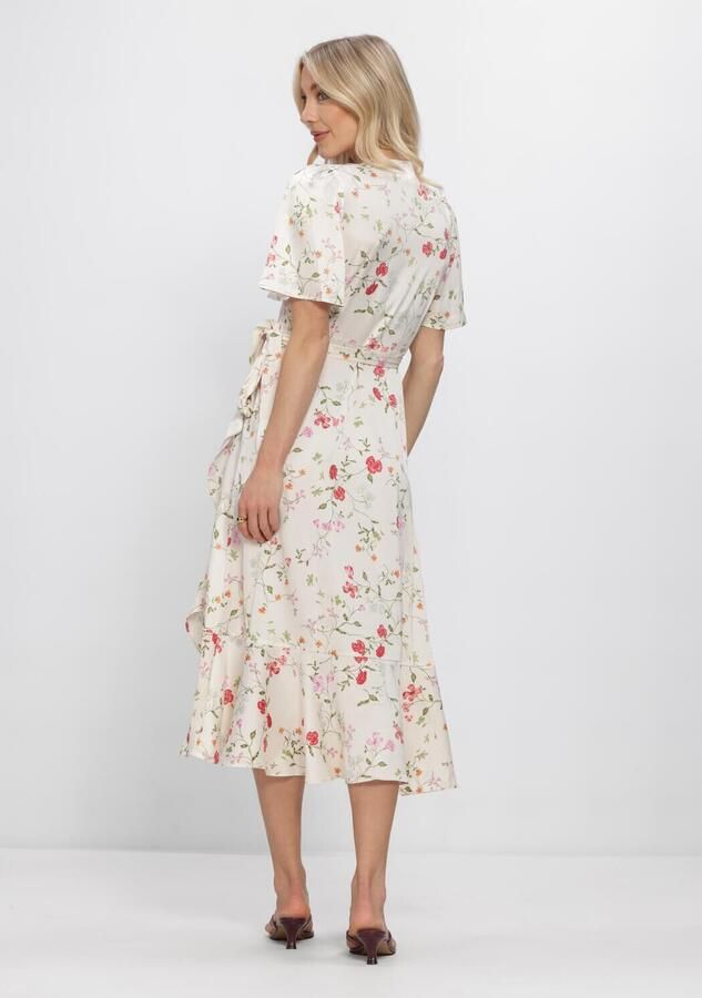 Y.A.S. YAS Dames Jurken Yasthea 2 4 Midi Wrap Dress S. Gebroken Wit - Foto 2
