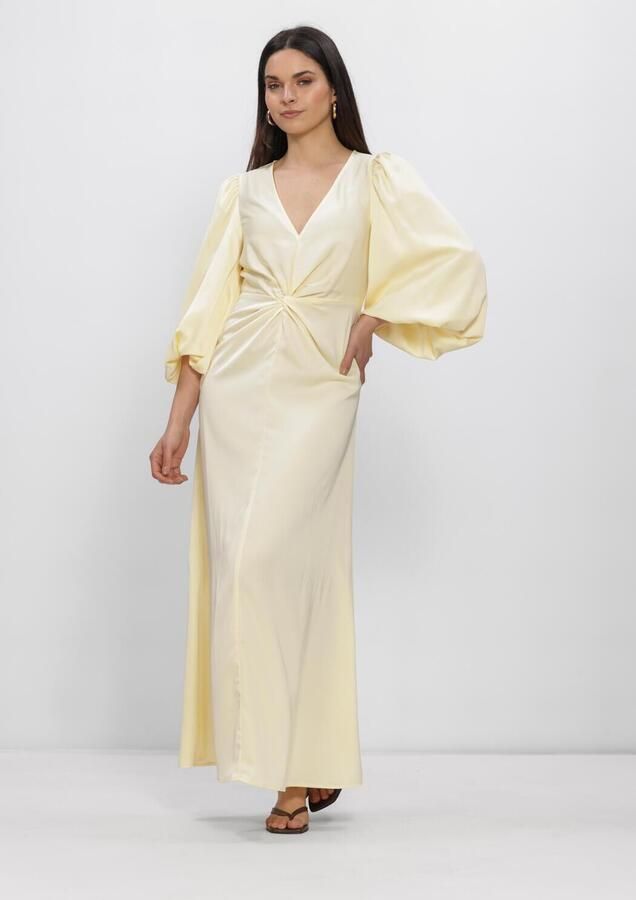 Y.A.S. YAS Dames Jurken Yasthea Ls Long Dress Creme