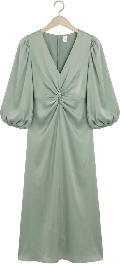 Y.A.S. YAS Dames Jurken Yasthea Ls Long Dress Mint - Foto 4
