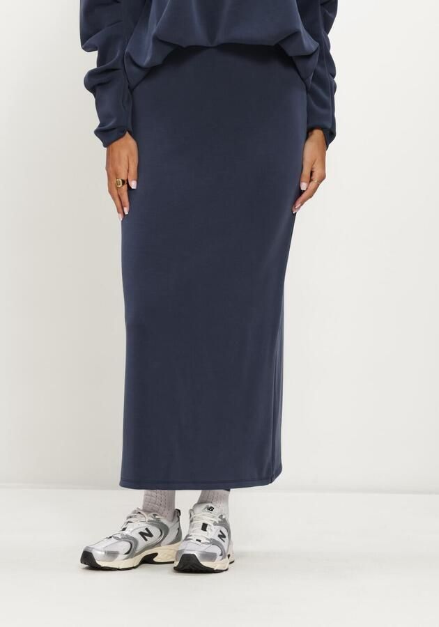 Y.A.S. YAS Dames Rokken Yascoze Hw Ankle Skirt Donkerblauw - Foto 2