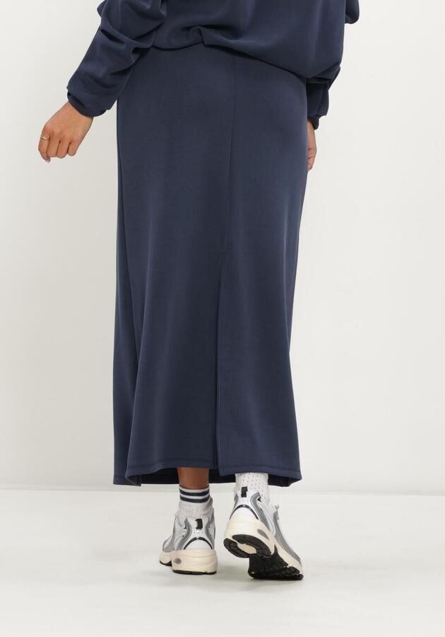 Y.A.S. YAS Dames Rokken Yascoze Hw Ankle Skirt Donkerblauw - Foto 3