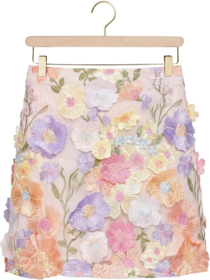 Y.A.S. YAS Dames Rokken Yasflowering Hw Skirt Multi - Foto 2