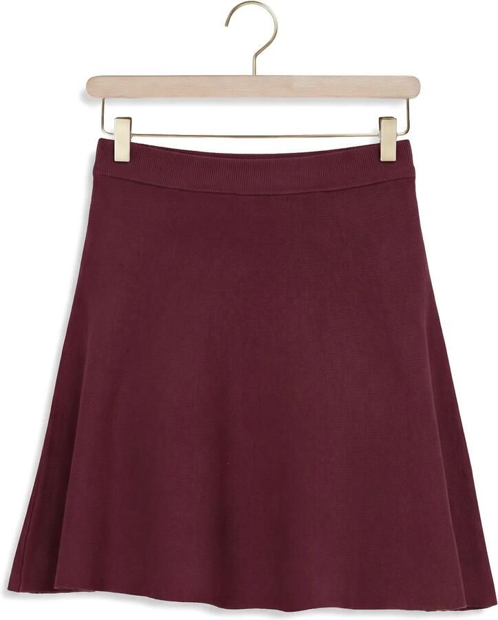 Y.A.S. YAS Dames Rokken Yasfonny Hw Knit Skirt S. Bordeaux - Foto 2