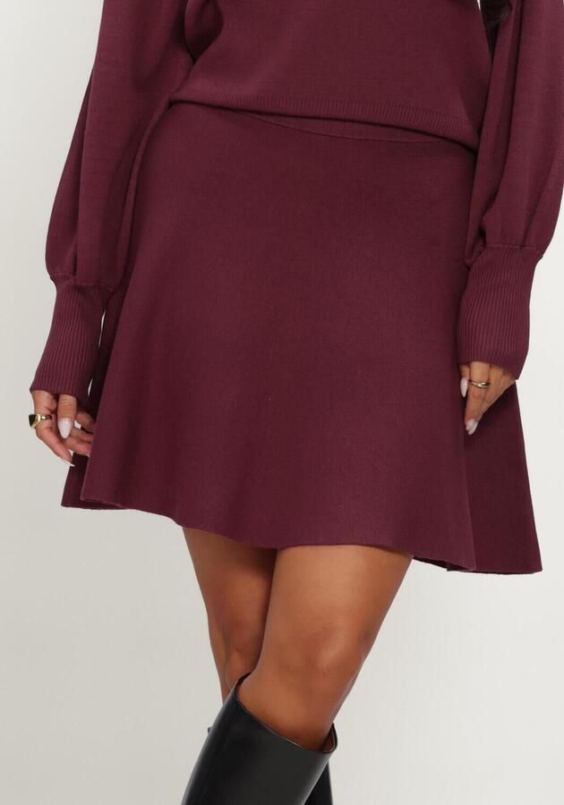 Y.A.S. YAS Dames Rokken Yasfonny Hw Knit Skirt S. Bordeaux - Foto 4