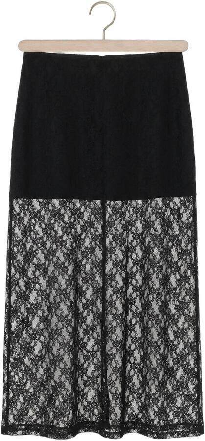 Y.A.S. YAS Dames Rokken Yaskarinahw Long Lace Skirt Ka Zwart - Foto 4