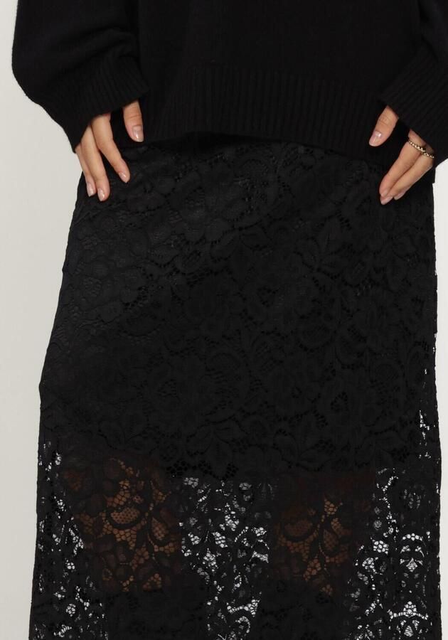 Y.A.S. YAS Dames Rokken Yaslacey Hw Long Lace Skirt Zwart - Foto 4