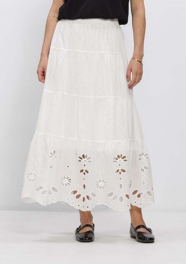 Y.A.S. YAS Dames Rokken Yasline Hw Long Skirt Wit
