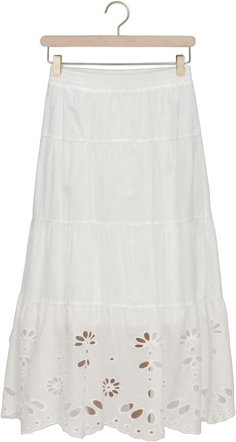 Y.A.S. YAS Dames Rokken Yasline Hw Long Skirt Wit - Foto 4