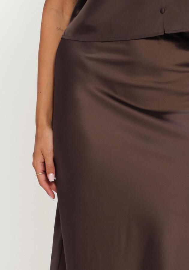 Y.A.S. YAS Dames Rokken Yaspella Hw Midi Skirt Bruin - Foto 3