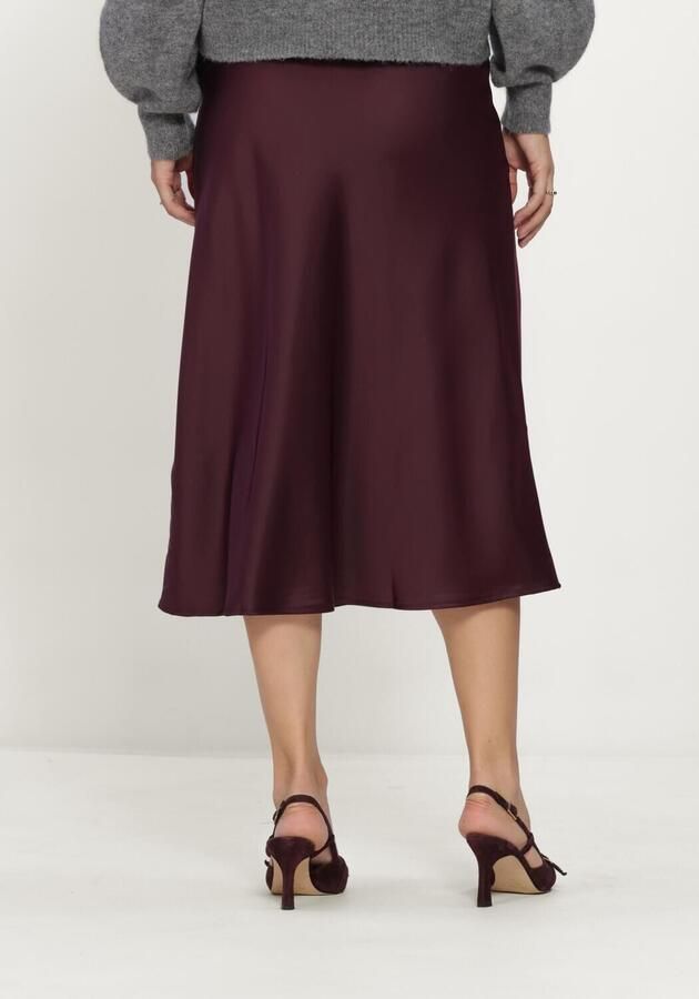 Y.A.S. YAS Dames Rokken Yaspella Hw Midi Skirt S. Noos Bordeaux - Foto 2
