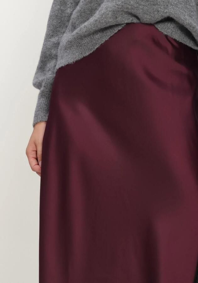 Y.A.S. YAS Dames Rokken Yaspella Hw Midi Skirt S. Noos Bordeaux - Foto 3