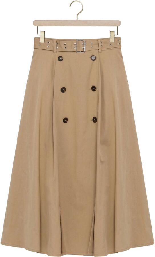 Y.A.S. YAS Dames Rokken Yastimala Hw Long Trench Skirt Camel - Foto 4