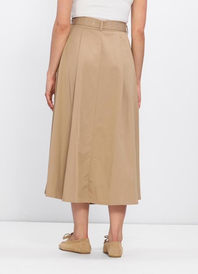 Y.A.S. YAS Dames Rokken Yastimala Hw Long Trench Skirt Camel - Foto 2