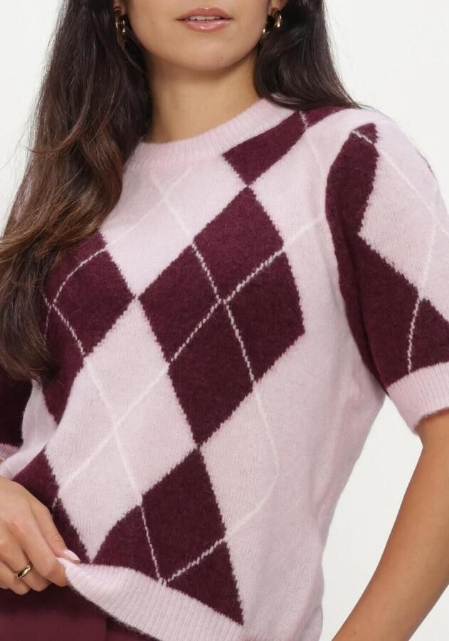 Y.A.S. YAS Dames Tops & T-shirts Yasjohi Ss Wool Blend Pullover Roze - Foto 3