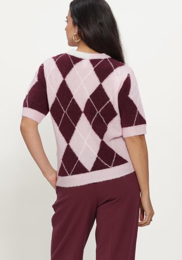 Y.A.S. YAS Dames Tops & T-shirts Yasjohi Ss Wool Blend Pullover Roze - Foto 4