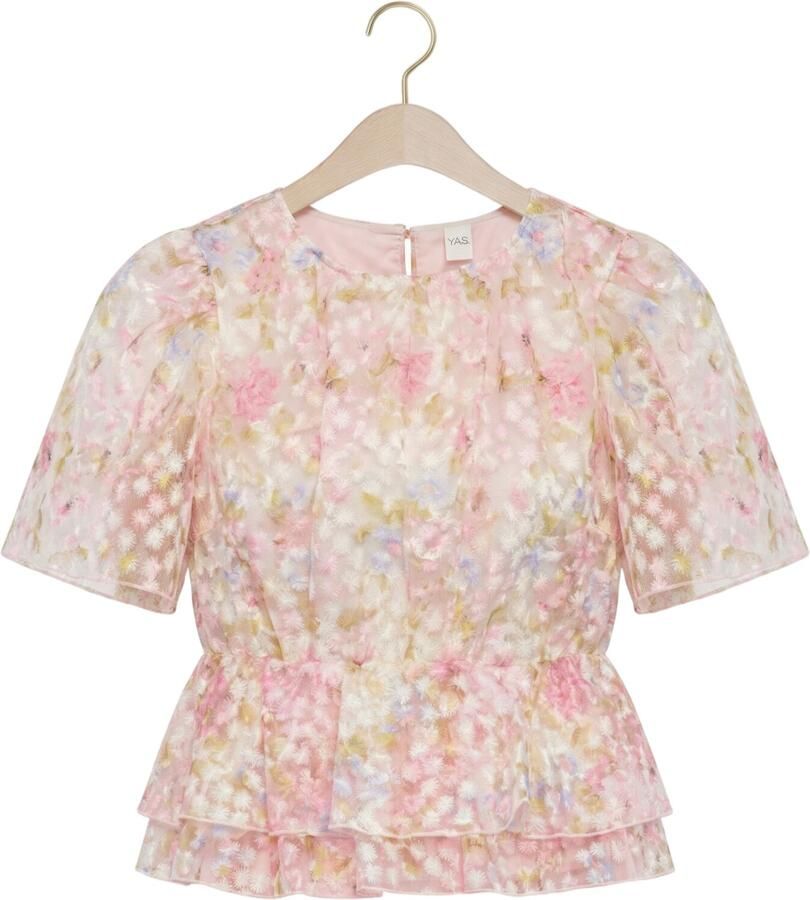 Y.A.S. YAS Dames Tops & T-shirts Yasleanna Ss Top New S. Roze - Foto 2