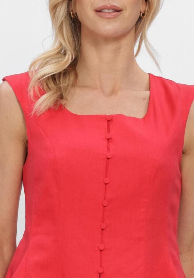 Y.A.S. YAS Dames Tops & T-shirts Yaslirma Sl Top Rood - Foto 3