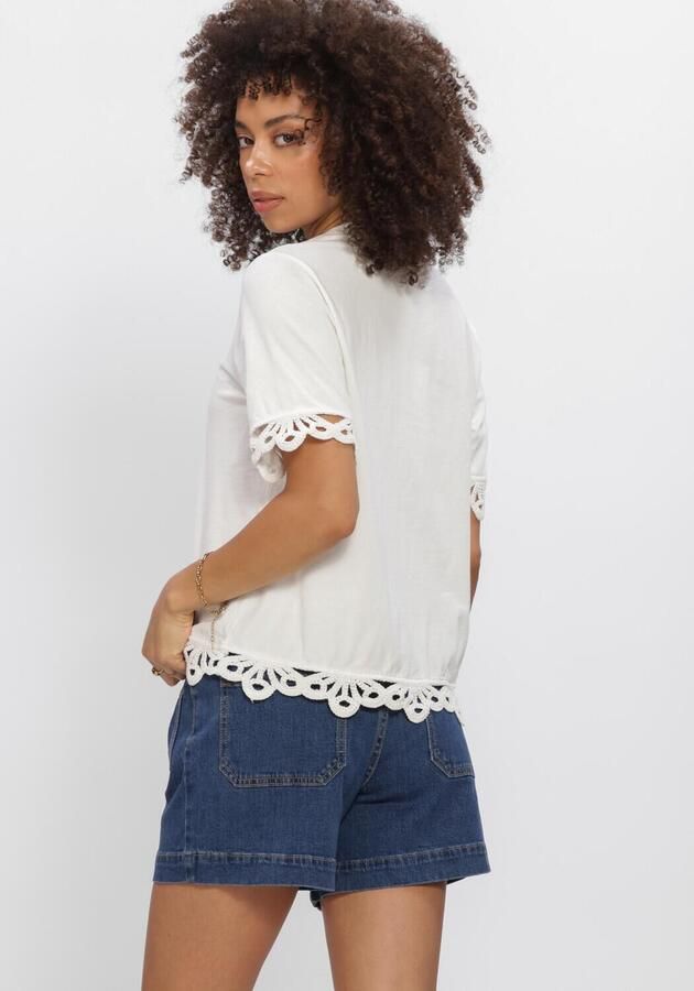 Y.A.S. YAS Dames Tops & T-shirts Yasmella Ss T Shirt Wit - Foto 3