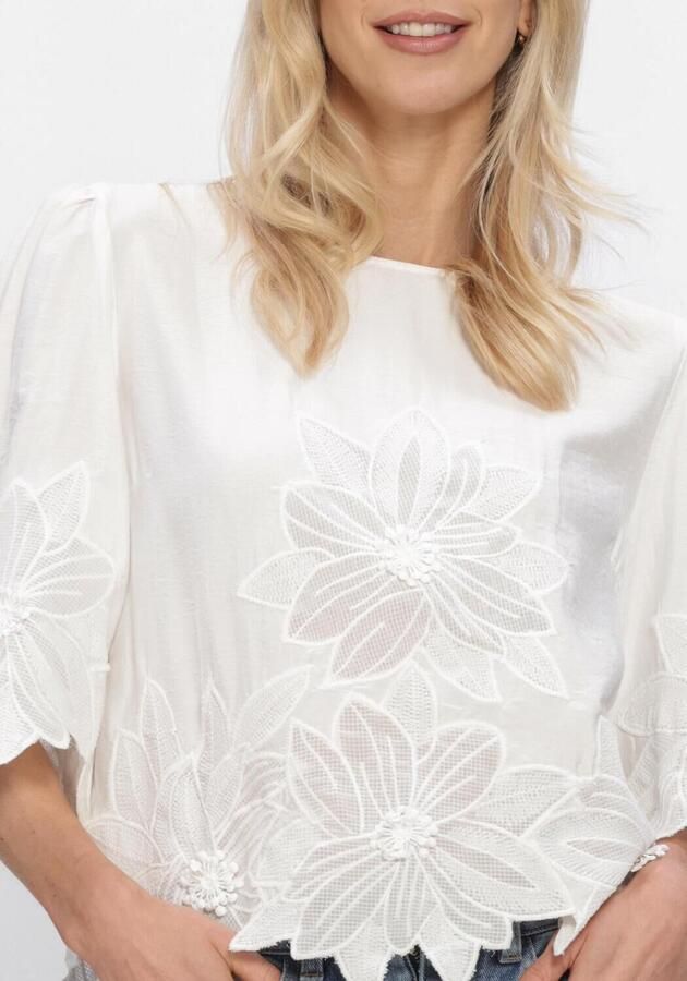 Y.A.S. YAS Dames Tops & T-shirts Yasmori 2 4 Top Wit - Foto 4