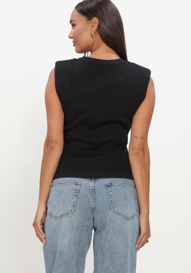Y.A.S. YAS Dames Tops & T-shirts Yaspina Sl Top Noos Zwart - Foto 2