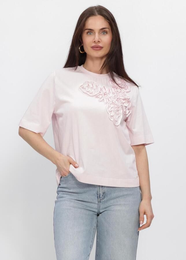 Y.A.S. YAS Dames Tops & T-shirts Yasvisely Ss Tee Lichtroze