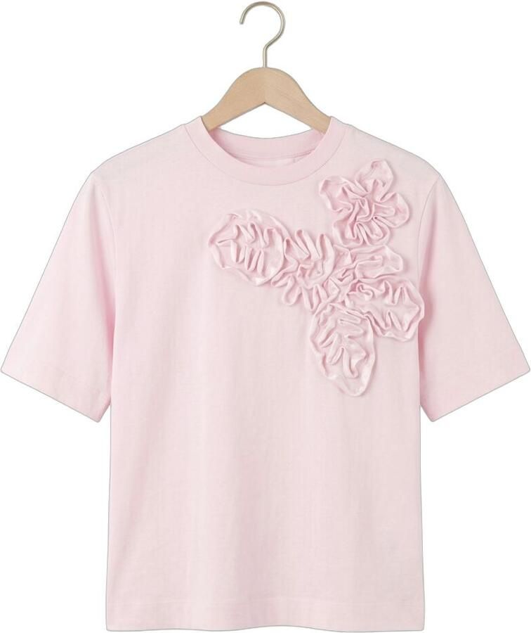 Y.A.S. YAS Dames Tops & T-shirts Yasvisely Ss Tee Lichtroze - Foto 2
