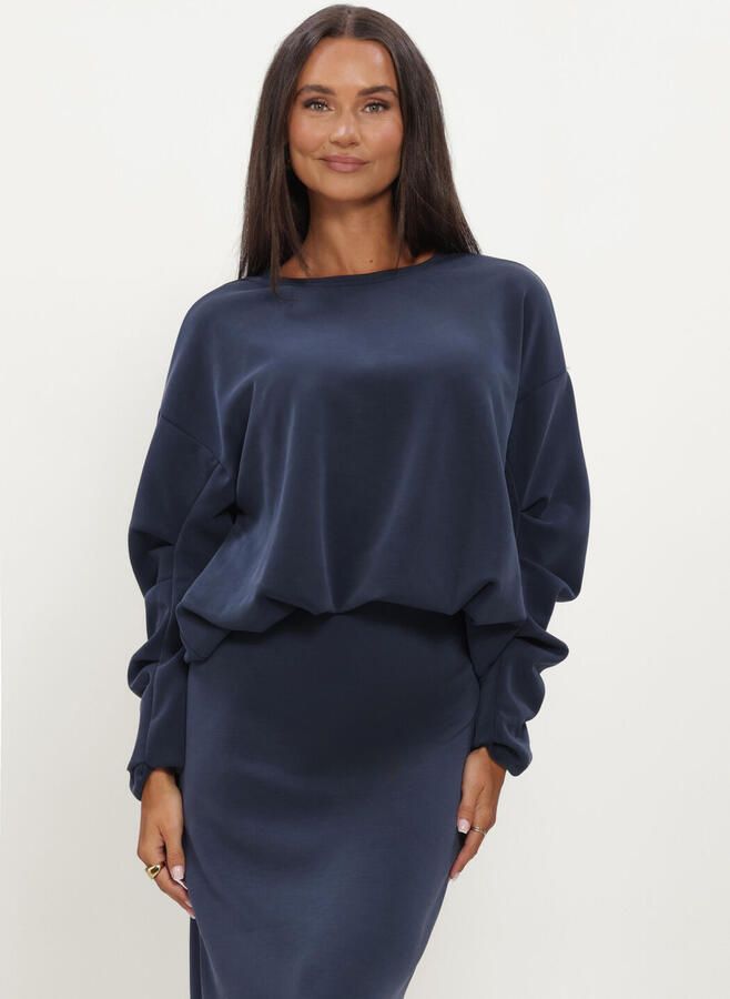Y.A.S. YAS Dames Truien & Vesten Yascoze Ls Sweat D2d Donkerblauw