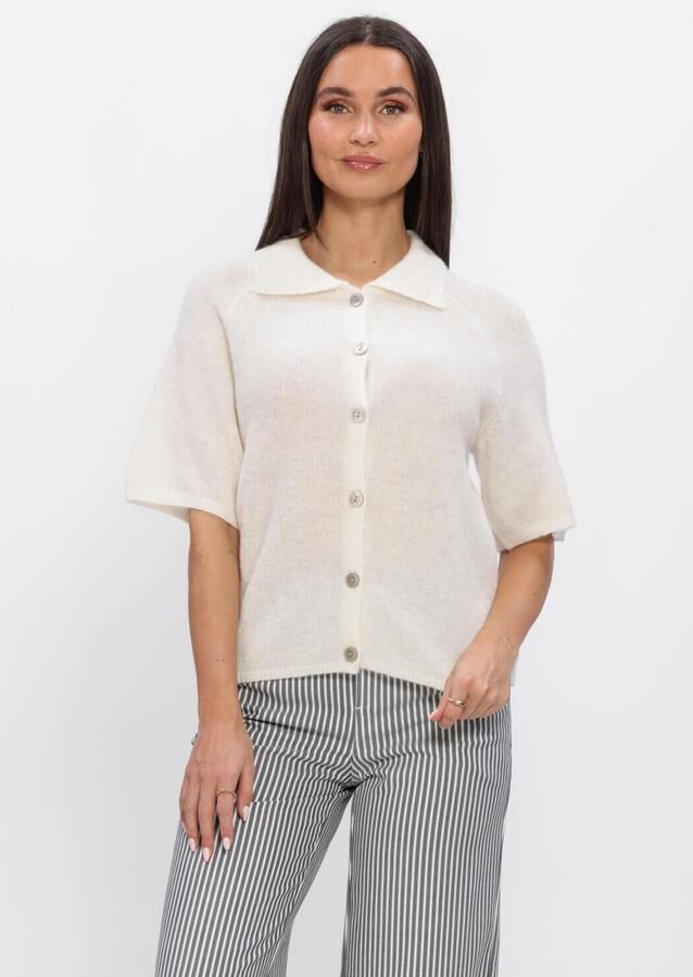 Y.A.S. YAS Dames Truien & Vesten Yasdura 2 4 Knit Cardigan Creme