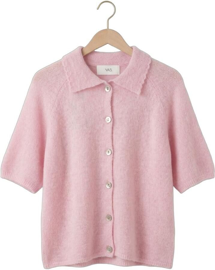 Y.A.S. YAS Dames Truien & Vesten Yasdura 2 4 Knit Cardigan Roze - Foto 2