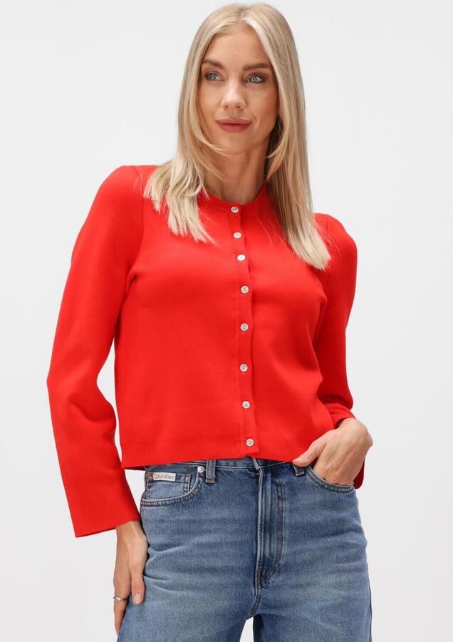 Y.A.S. YAS Dames Truien & Vesten Yaseena Ls Knit Cardigan Rood