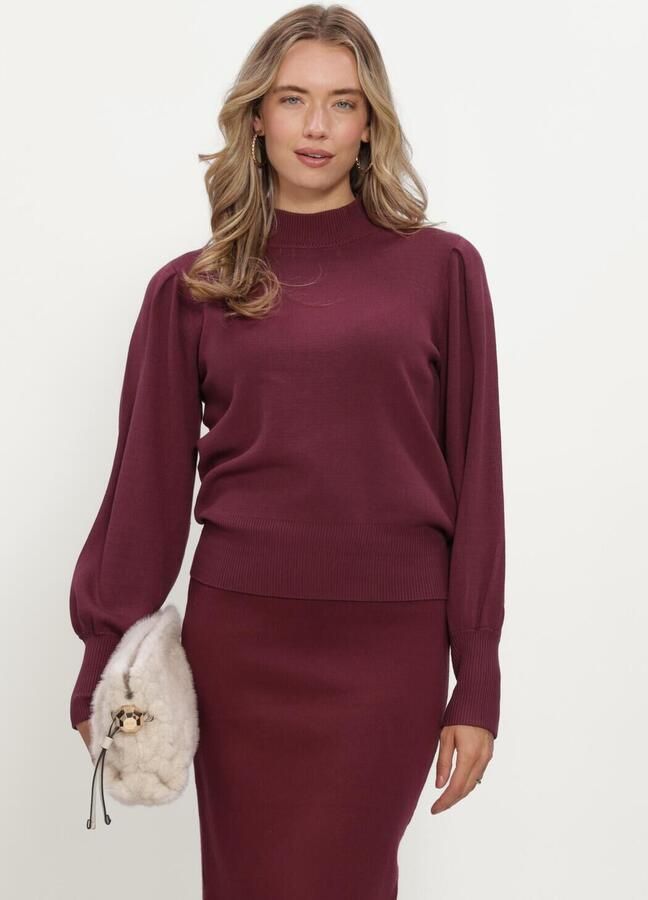 Y.A.S. YAS Dames Truien & Vesten Yasfonny Ls Knit Pullover S.noos Bordeaux