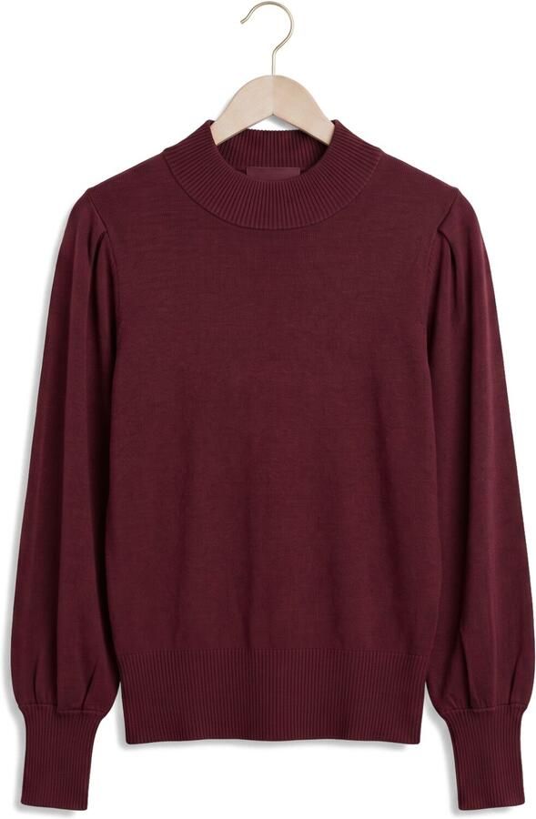 Y.A.S. YAS Dames Truien & Vesten Yasfonny Ls Knit Pullover S.noos Bordeaux - Foto 4