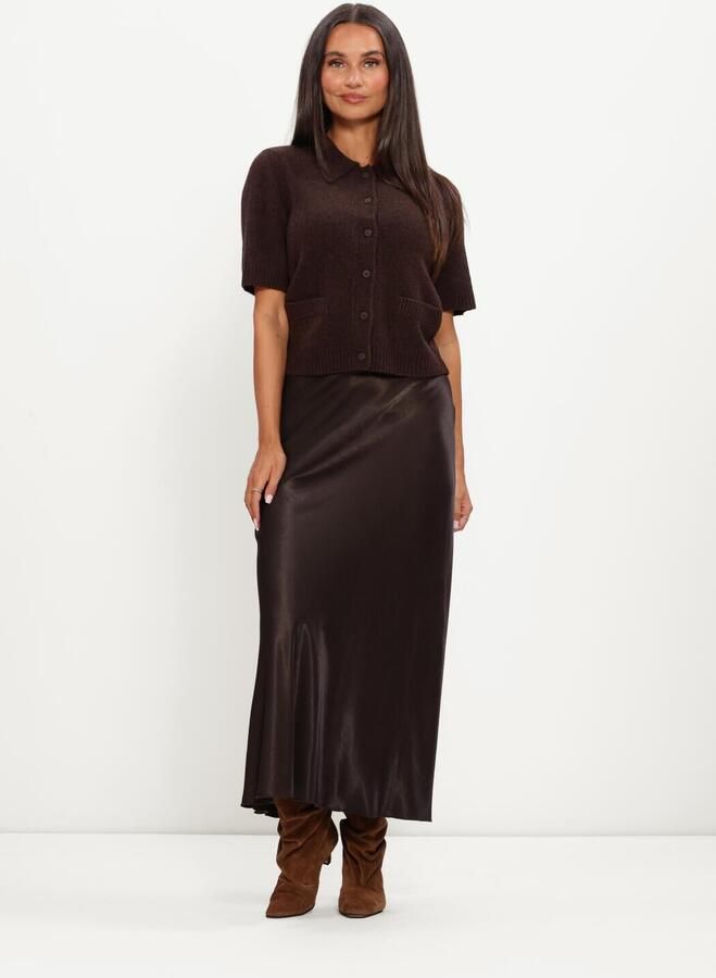 Y.A.S. YAS Dames Truien & Vesten Yasfrilo Ss Knit Cardigan Bruin - Foto 2