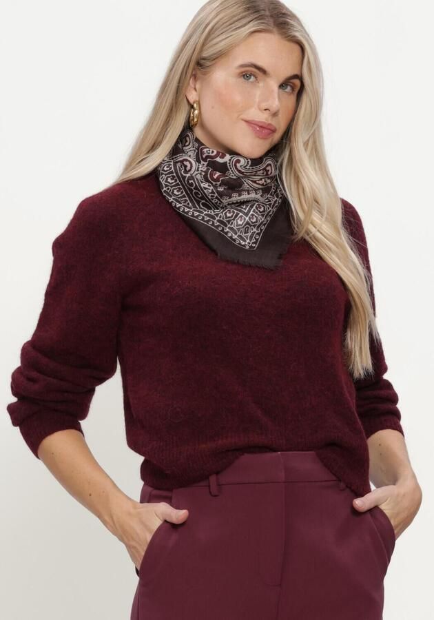 Y.A.S. YAS Dames Truien & Vesten Yasjohi Ls Wool Blend Pullover Bordeaux - Foto 3