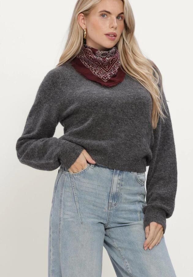 Y.A.S. YAS Dames Truien & Vesten Yasjohi Ls Wool Blend Pullover Donkergrijs - Foto 3